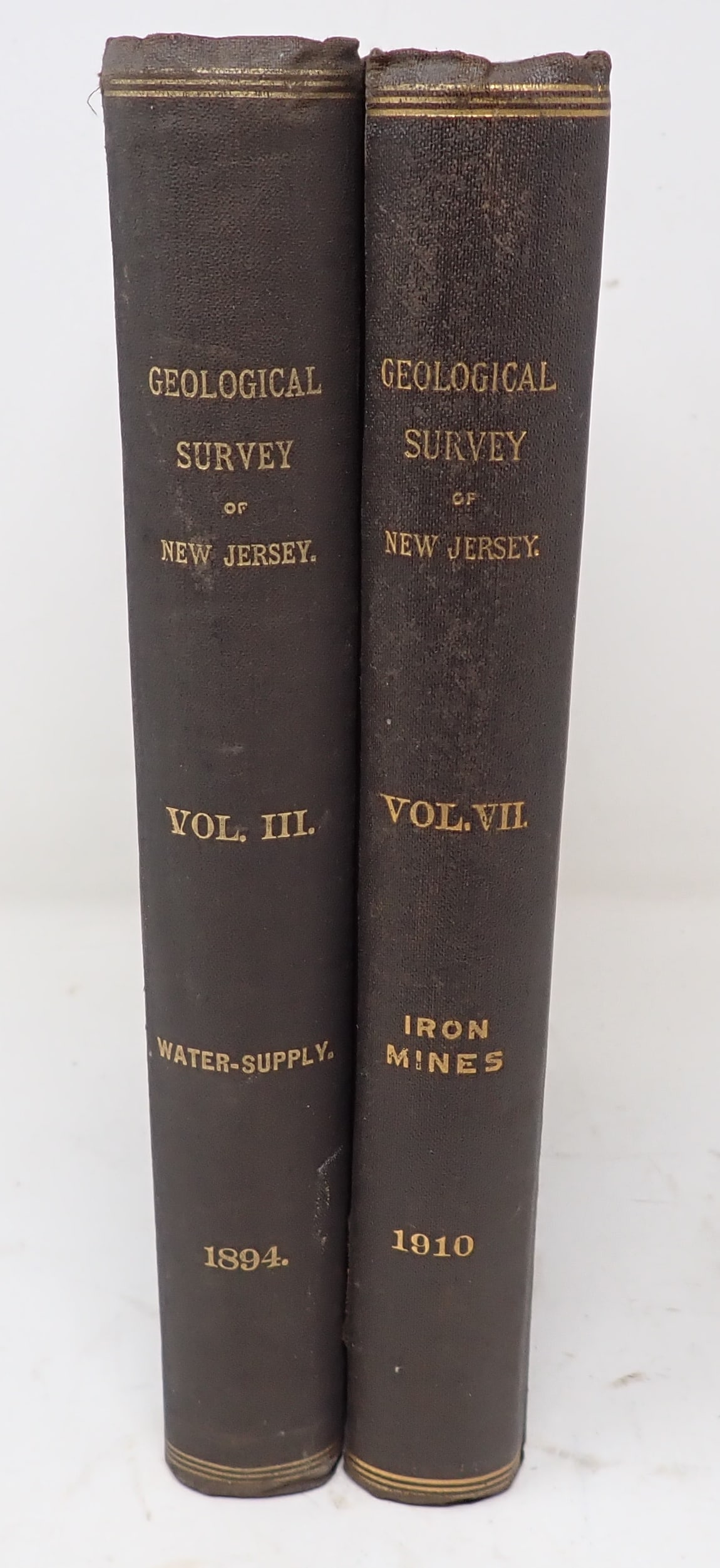 1910 NJ Iron Mines  1894 Water Supply Books (1 of 4)