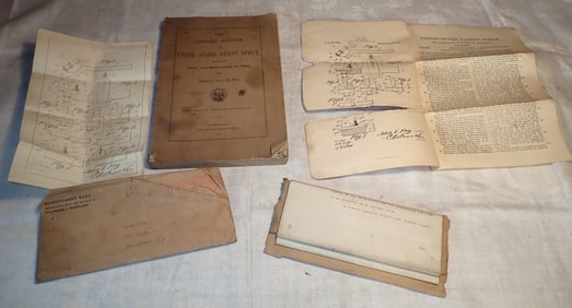 1914 United States Patent Office Gazette & Patent Papers