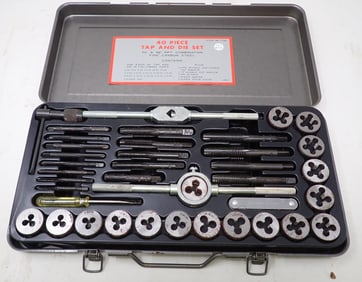 40pc Tap & Die Set