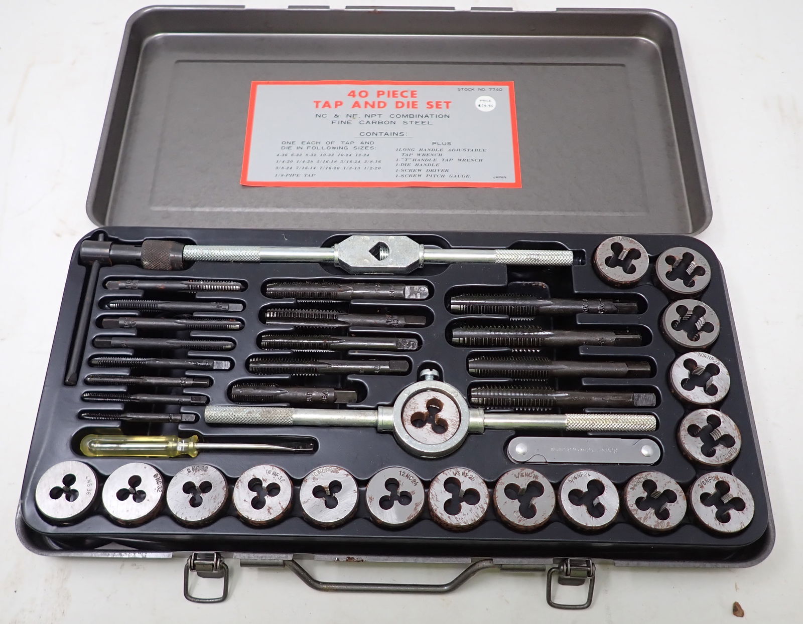 40pc Tap & Die Set (1 of 5)