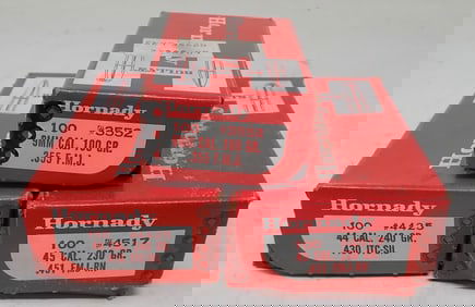 Hornady 9mm 44 Cal 45 Cal Bullets
