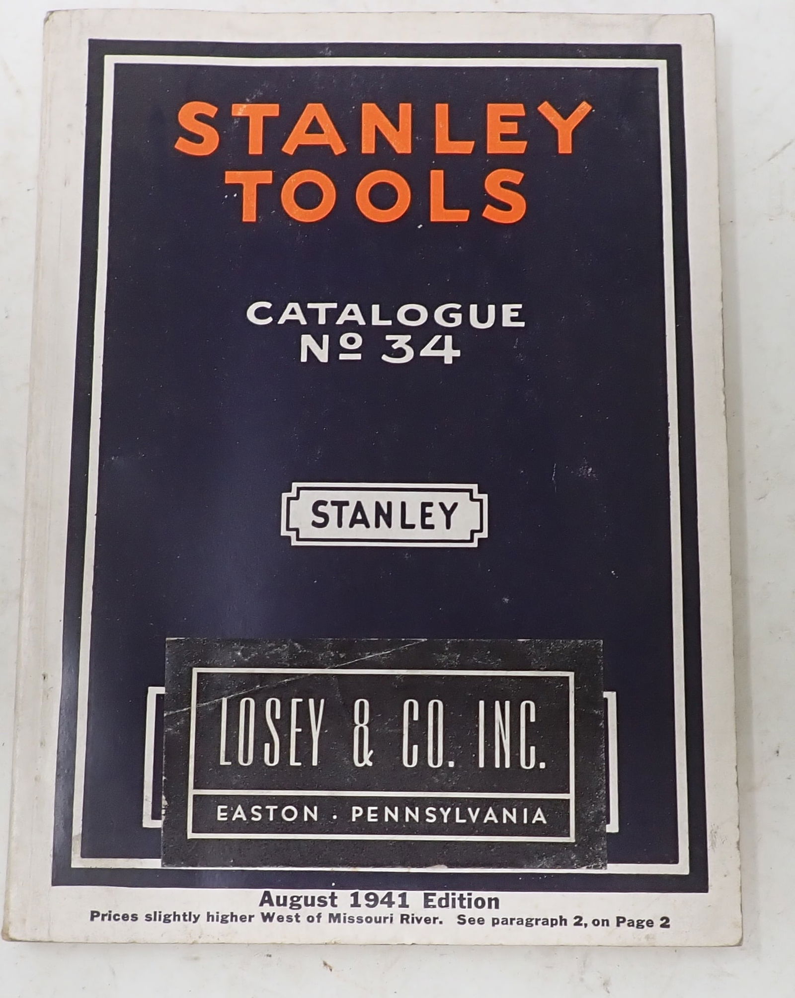 1941 Stanley Tools No. 34 Catalog (1 of 5)