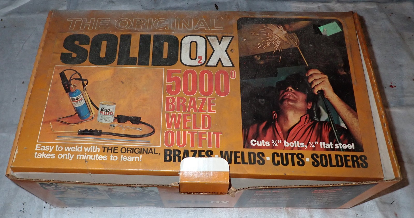 SolidOx Oxygen Torch: We do not guarantee it is complete. Sold as pictured. . NO shipping !
