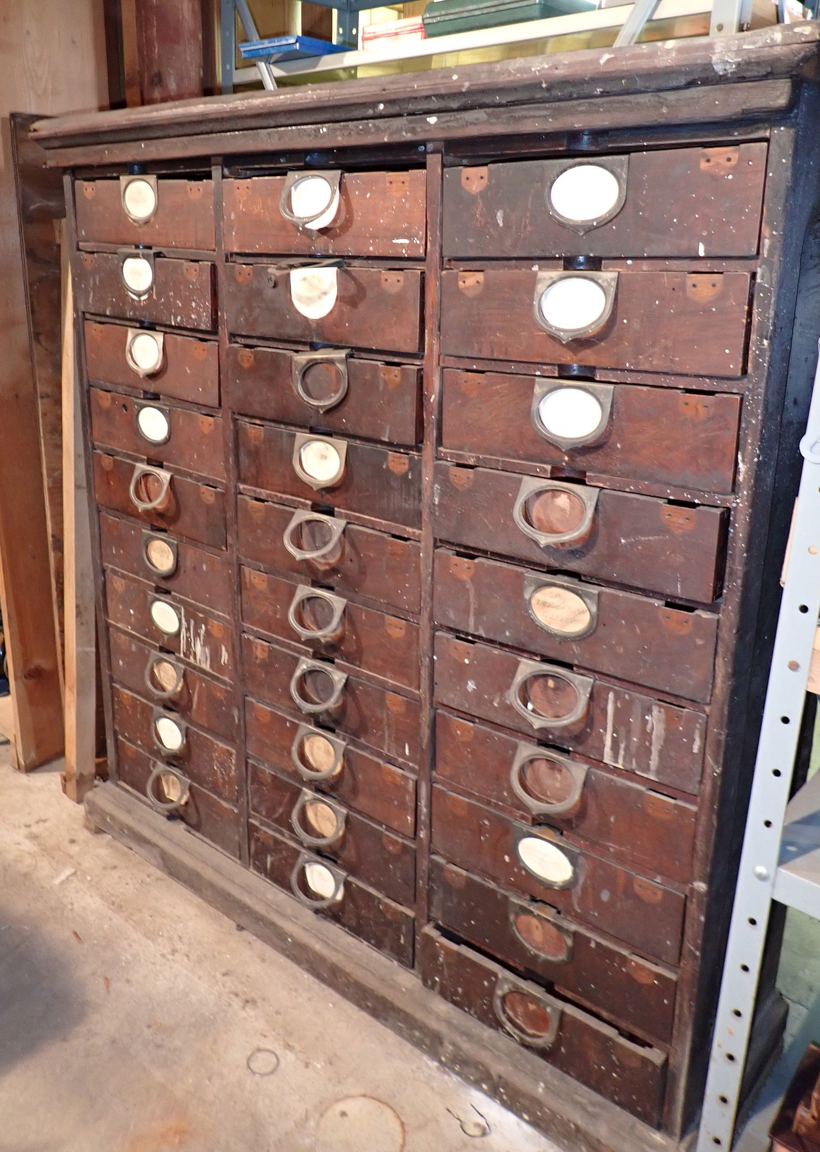Amberg's 30 Drawer Letter File Cabinet (1 of 9)