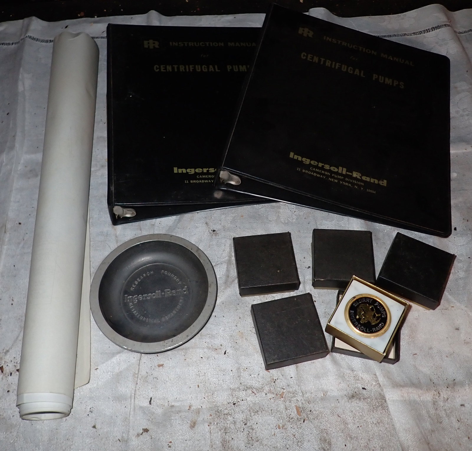 Ingersoll Rand Folders Paperweights Plans: Folders are empty