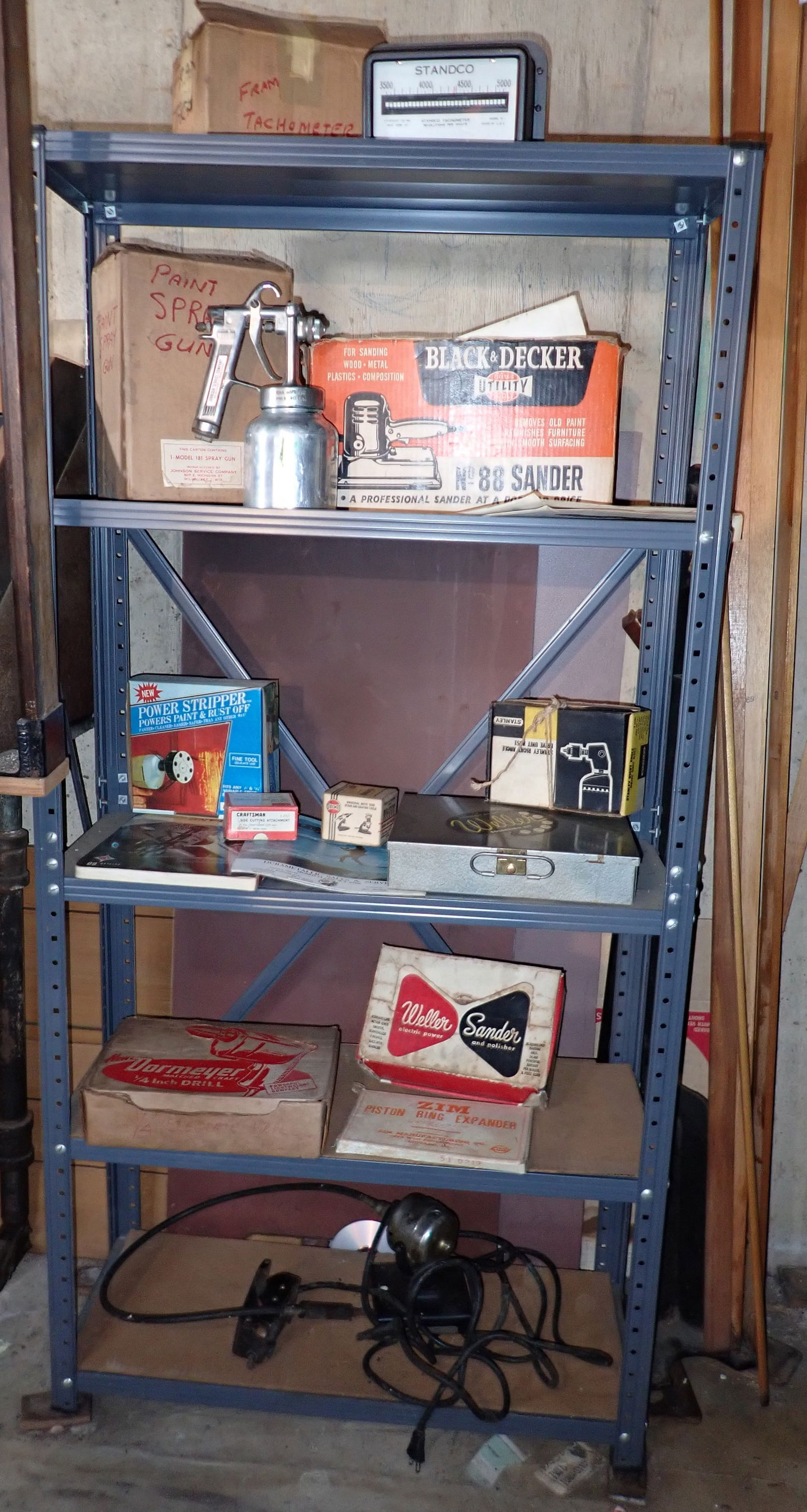 Power Tools Standco Tachometer & Shelf (1 of 8)