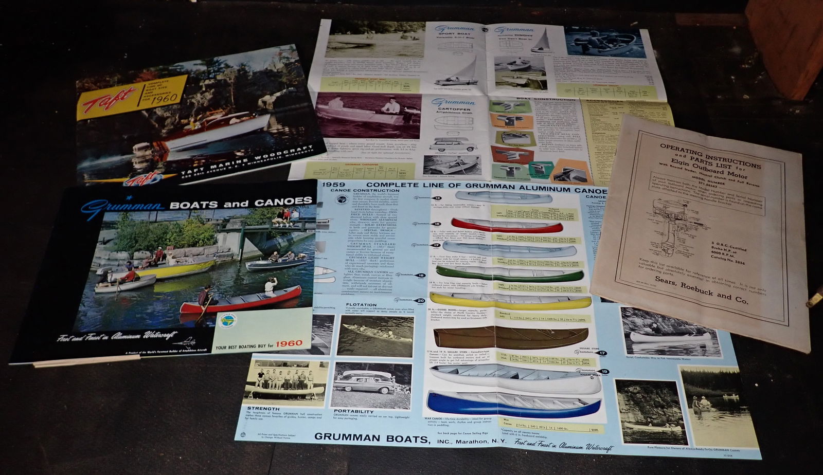 Boat & Canoe Brochures incl Grumman Taft (1 of 5)