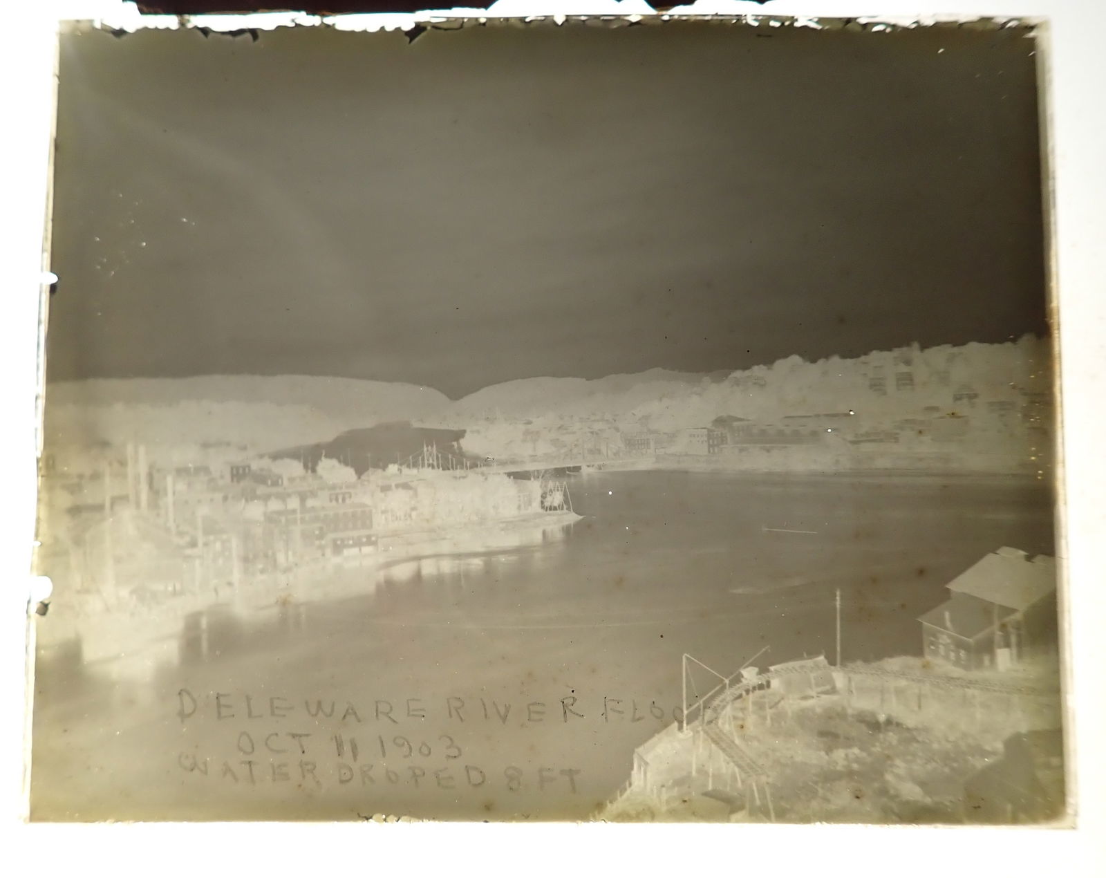 34 Glass Negatives incl 1903 Phillipsburg Flood, Morgan Hill, (1 of 20)