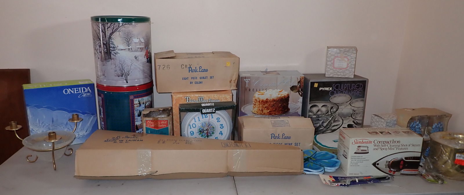 Sunbeam Iron Goblet Set Water Fountain & Misc: NO shipping