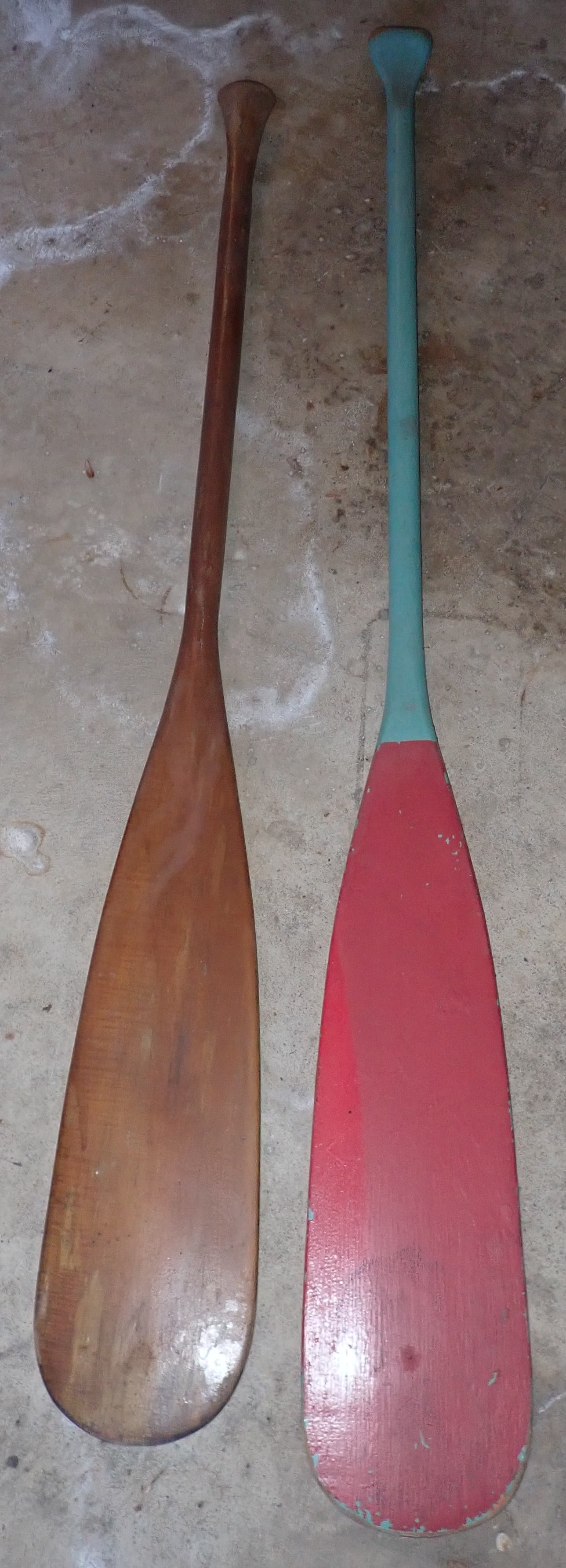 Boat / Canoe Paddles: Longest is approx 6 5/8" x 59" . NO SHIPPING