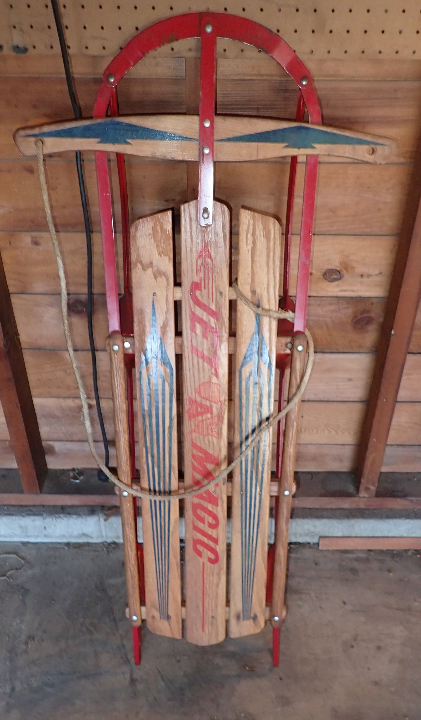 Jet Magic Sled: Approx 47" tall. NO SHIPPING