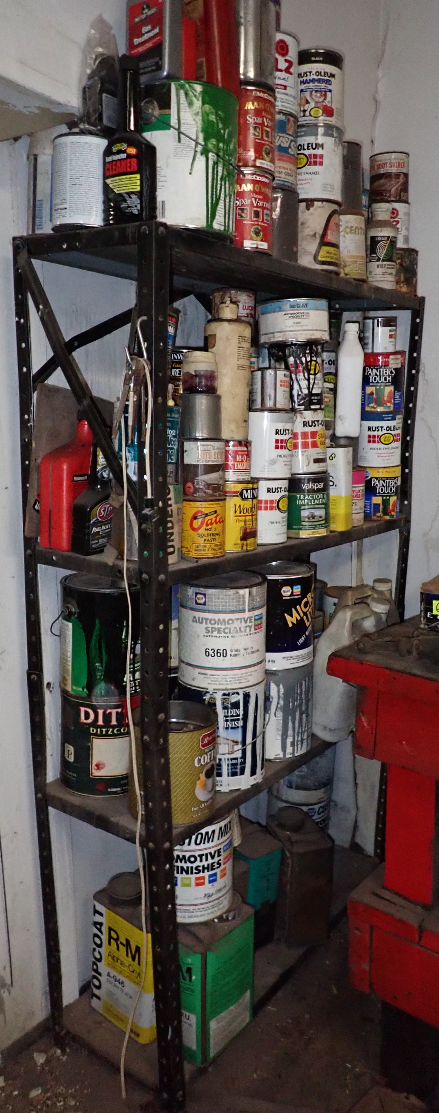 Shelf Paints & Misc Contents (1 of 4)