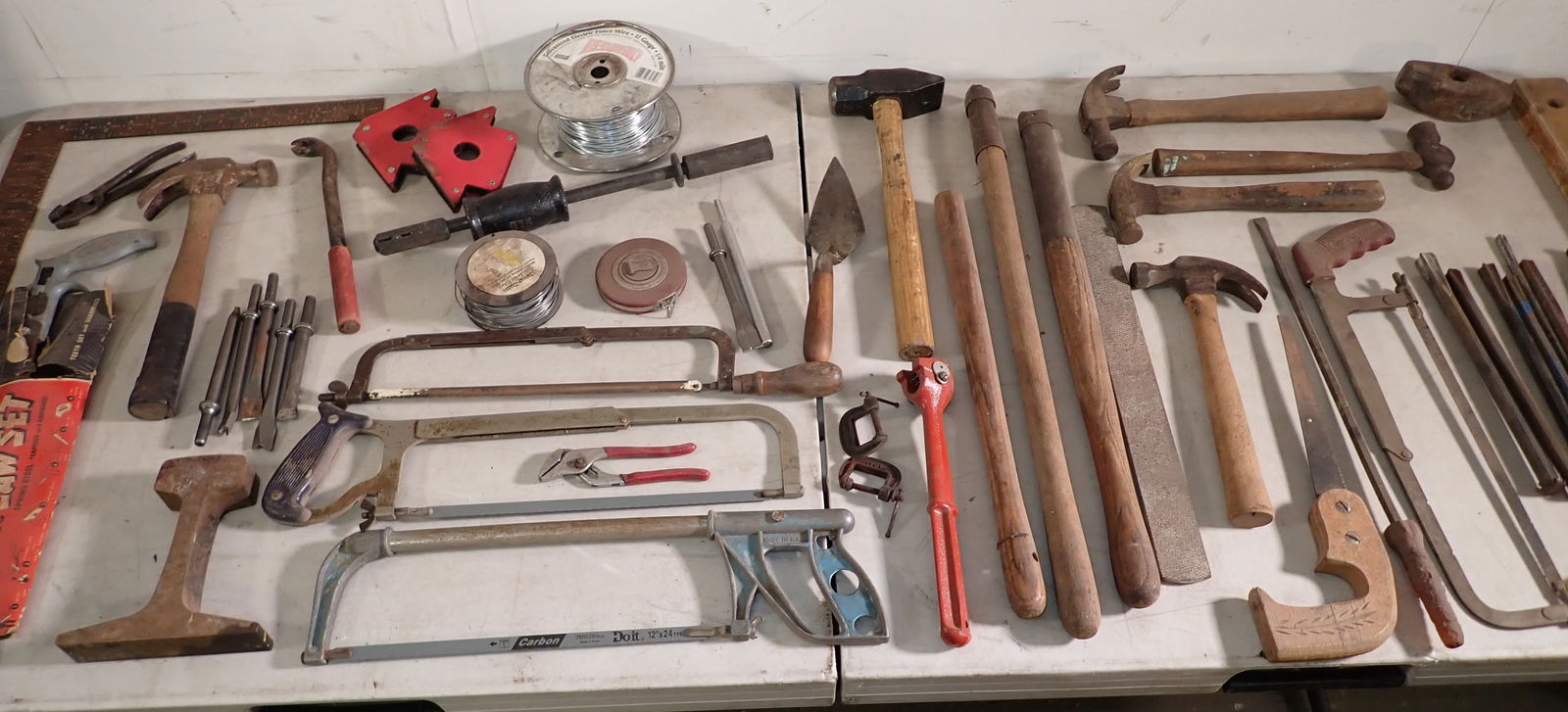 Hammers Hacksaws Stone Chisels Misc Tools (1 of 8)