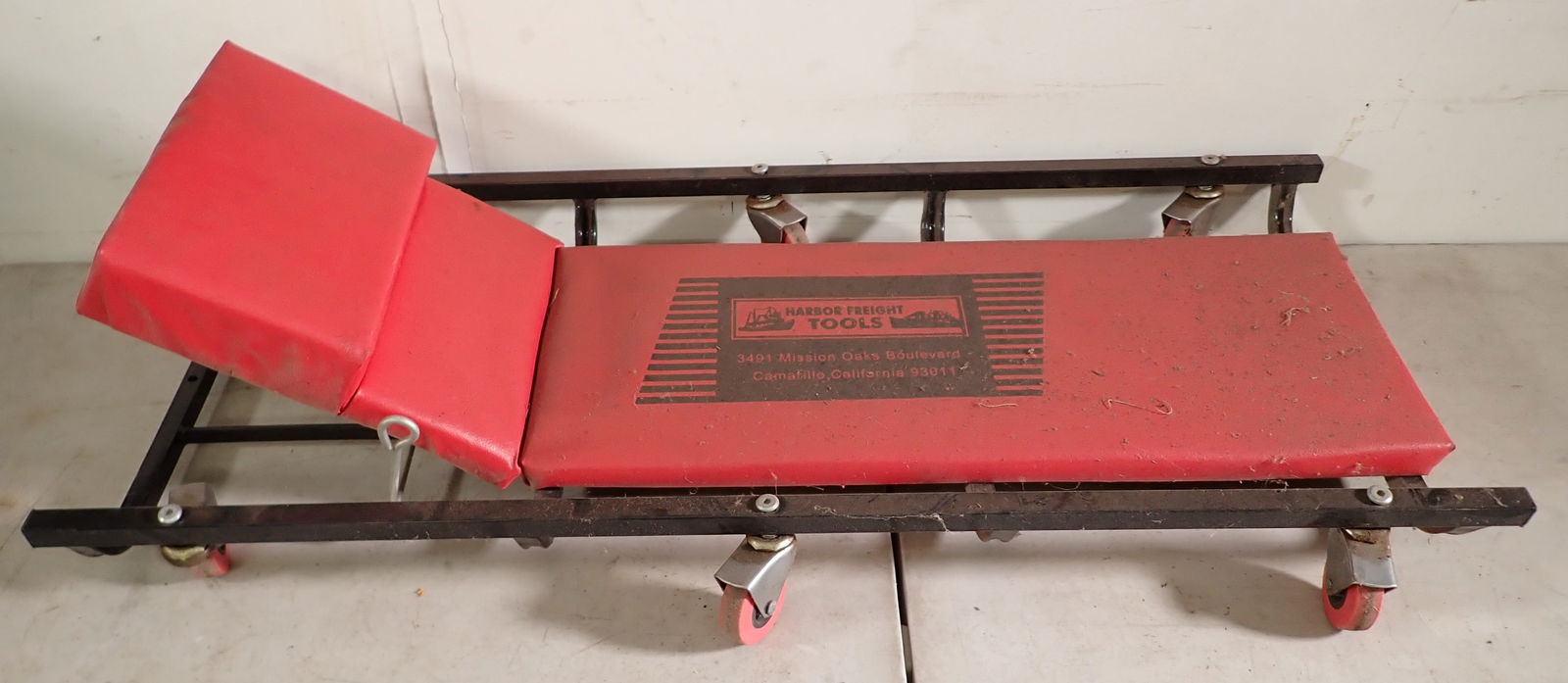 Harbor Freight Creeper Auction