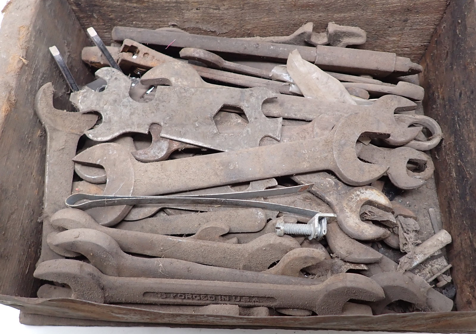 Box of Misc Wrenches (1 of 3)