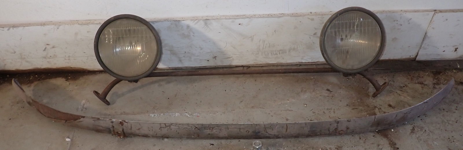 Car Bumper & Ford Headlights (1 of 3)