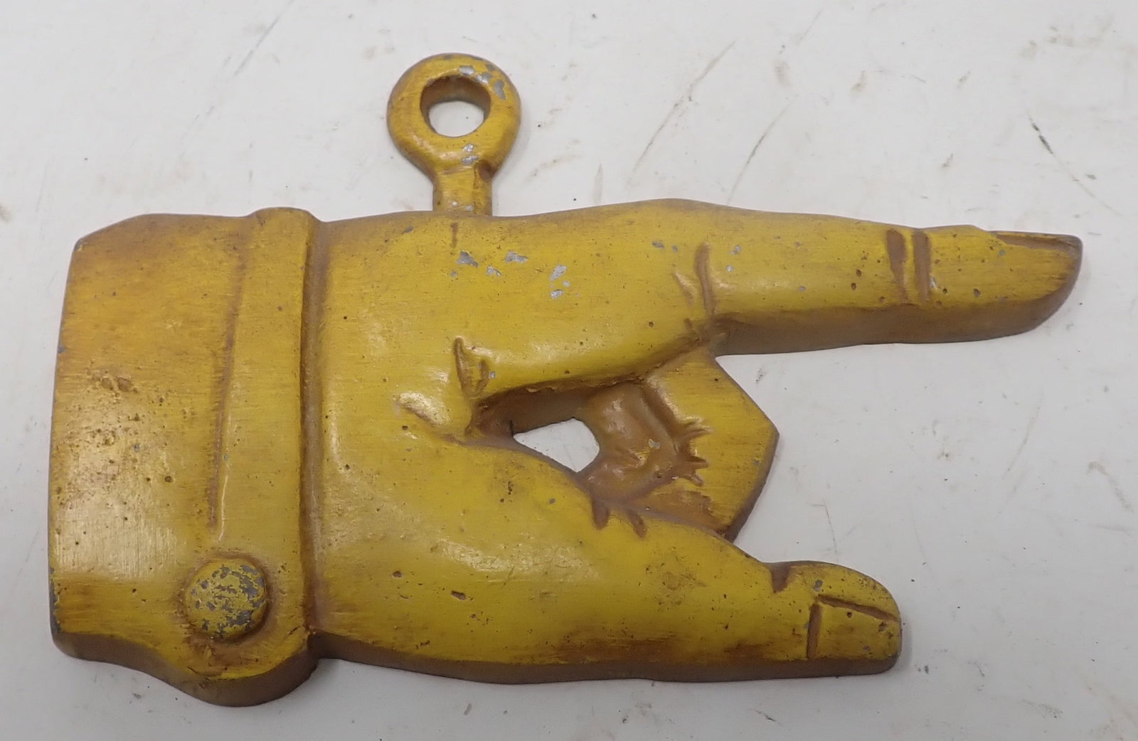 Midwest Aluminum Hand Plaque: Apprx 4 1/4" X 6 3/4"