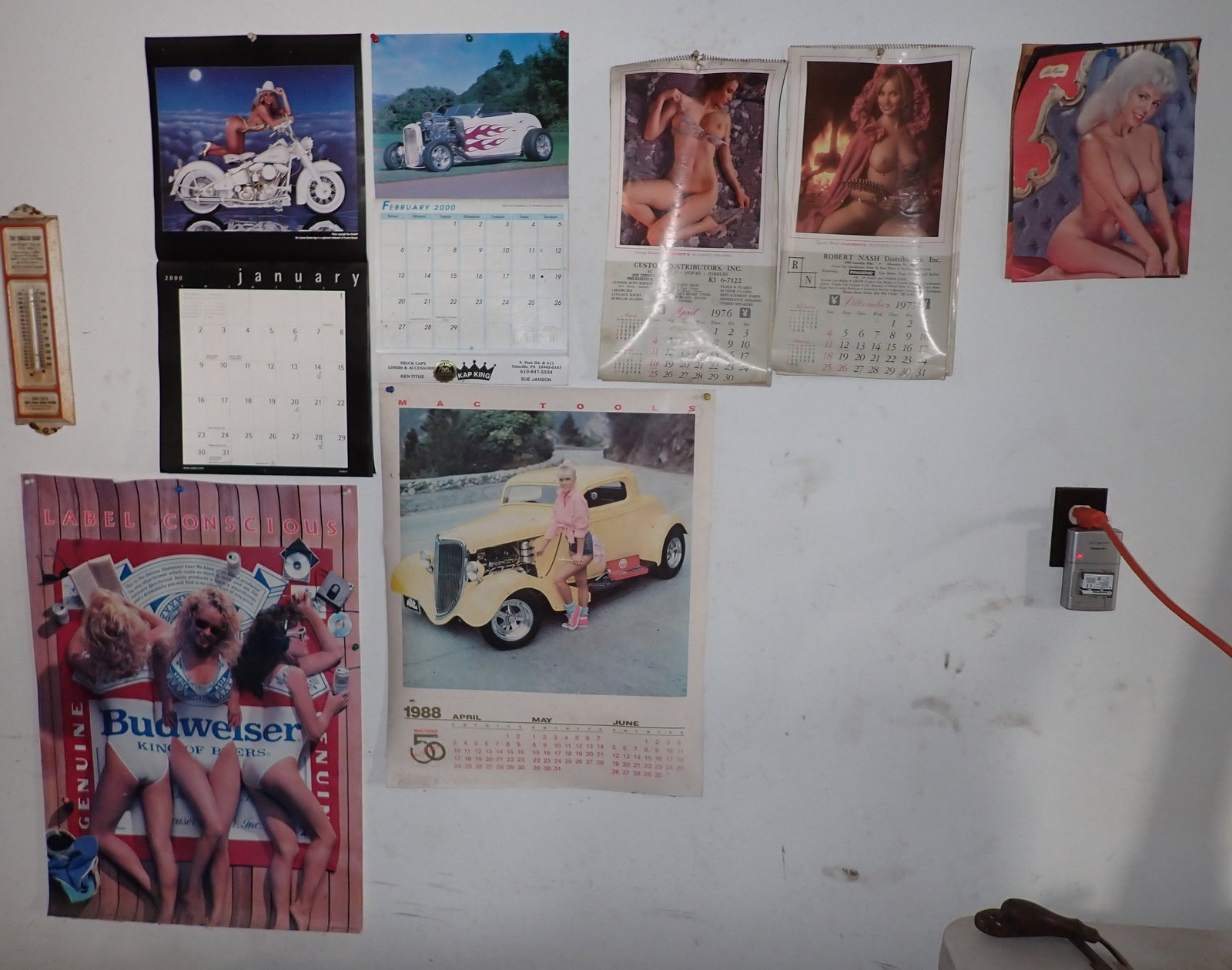 Adult Calendars & Budweiser Poster (1 of 4)