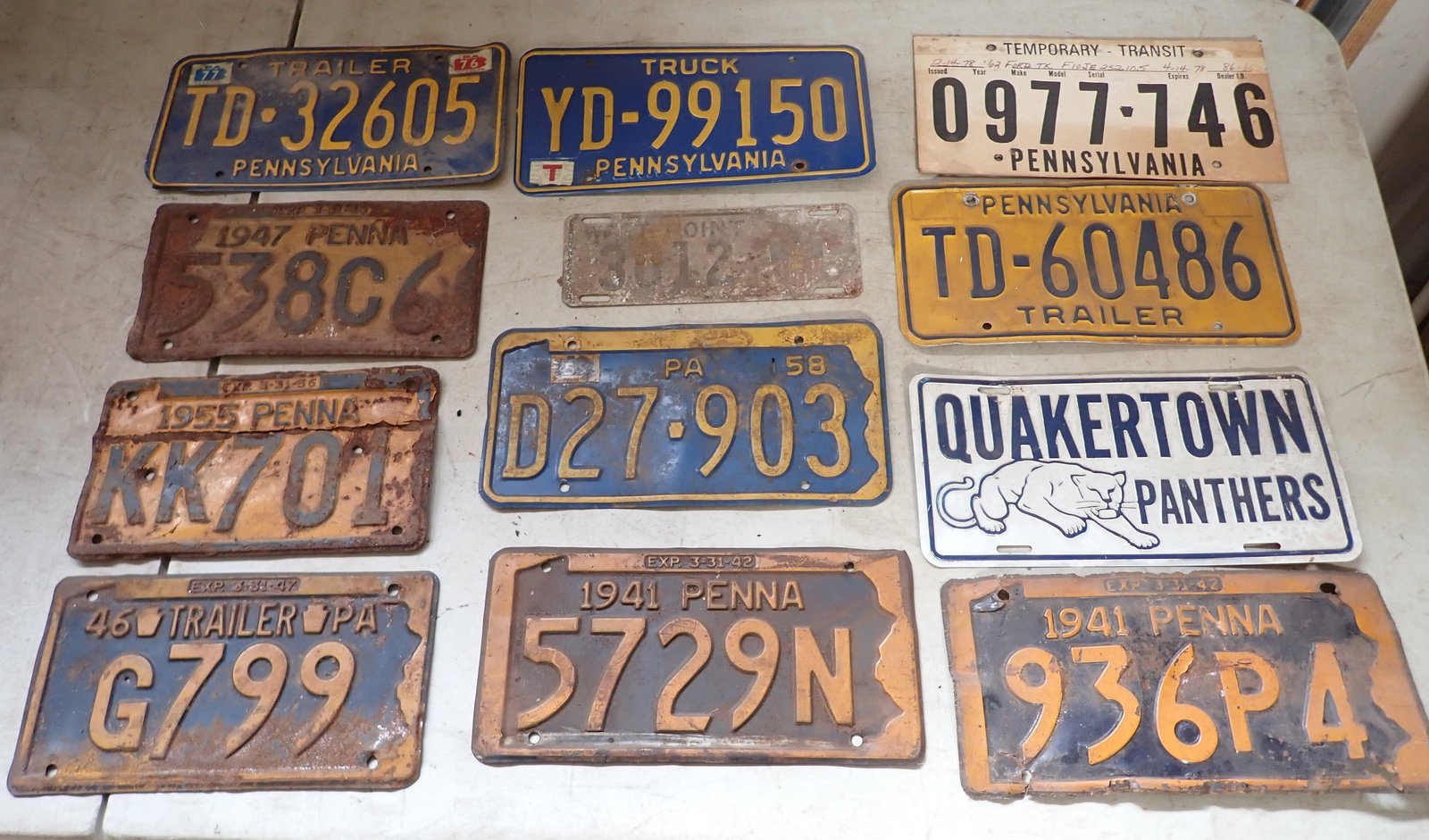 Pennsylvania & Misc License Plates (1 of 5)