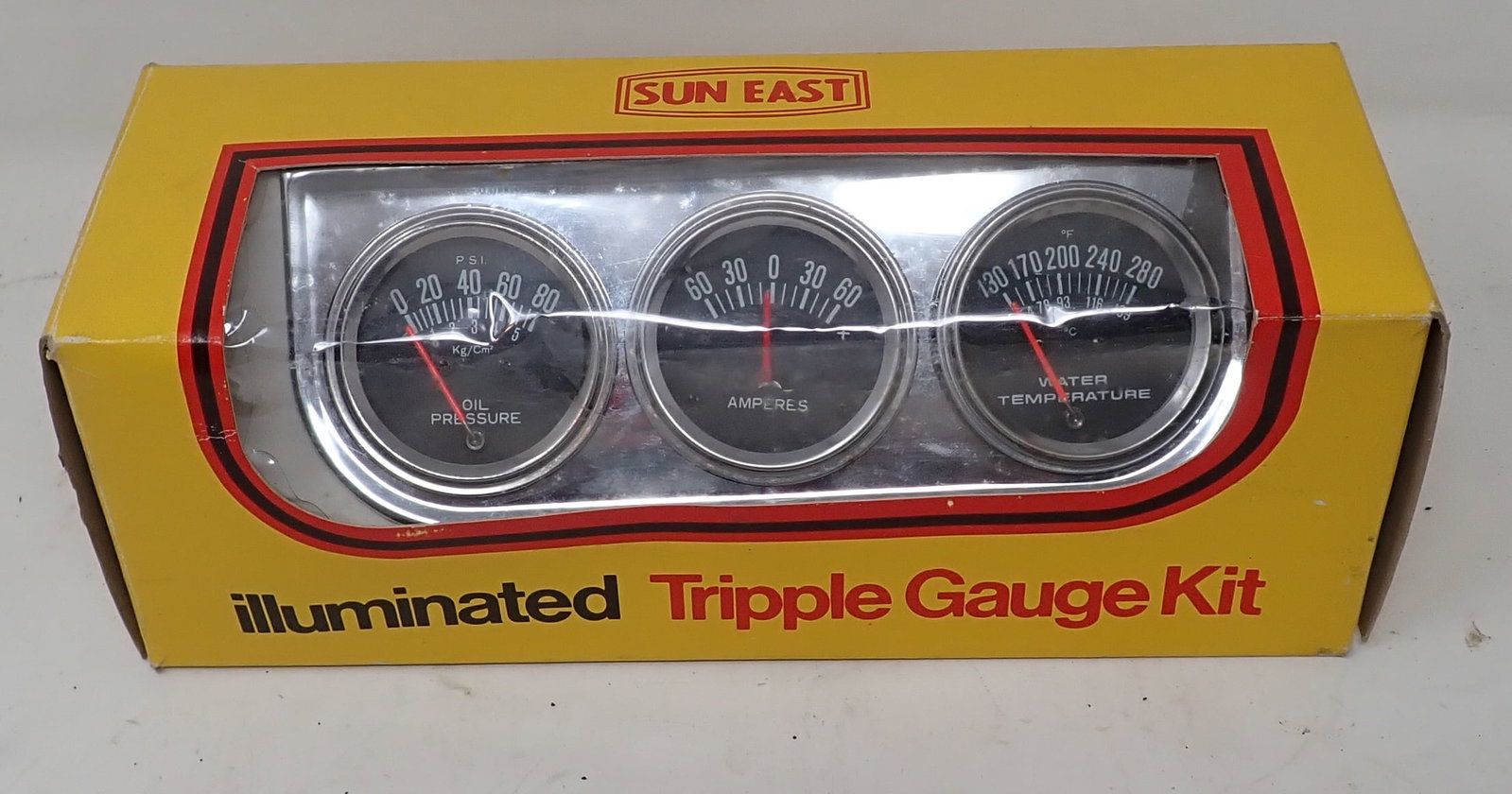 Sun East Illuminated Triple Gauge Kit: We Do not guarantee it is complete