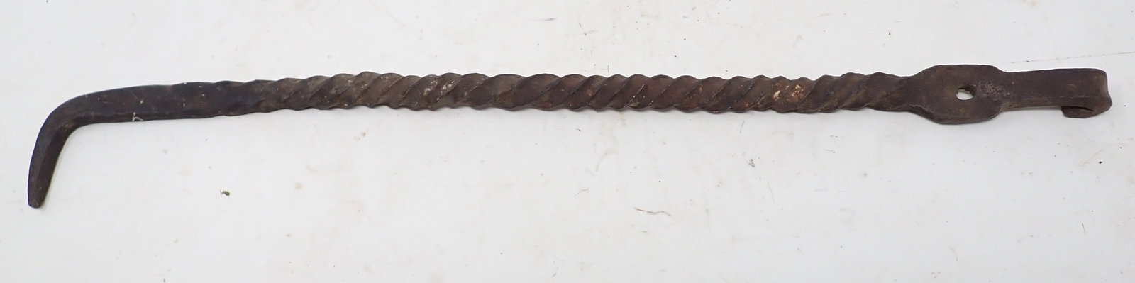 Wrought Iron Poker: Approx 17 1/4" long