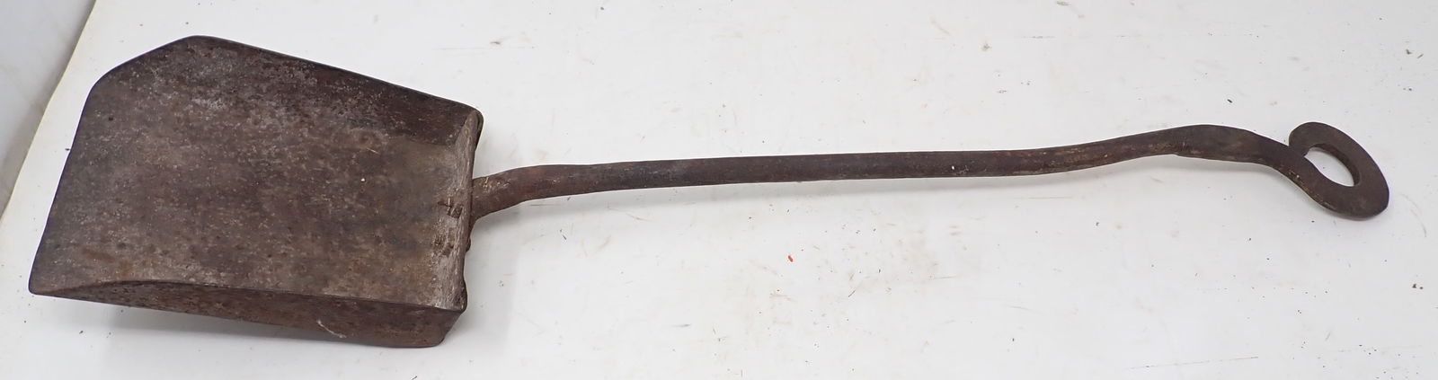 Wrought Iron Coal Scoop: Approx 5" X 24"