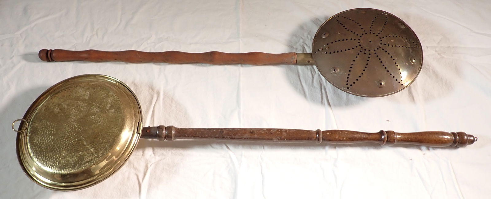 2 Brass Bed Warmers (1 of 5)