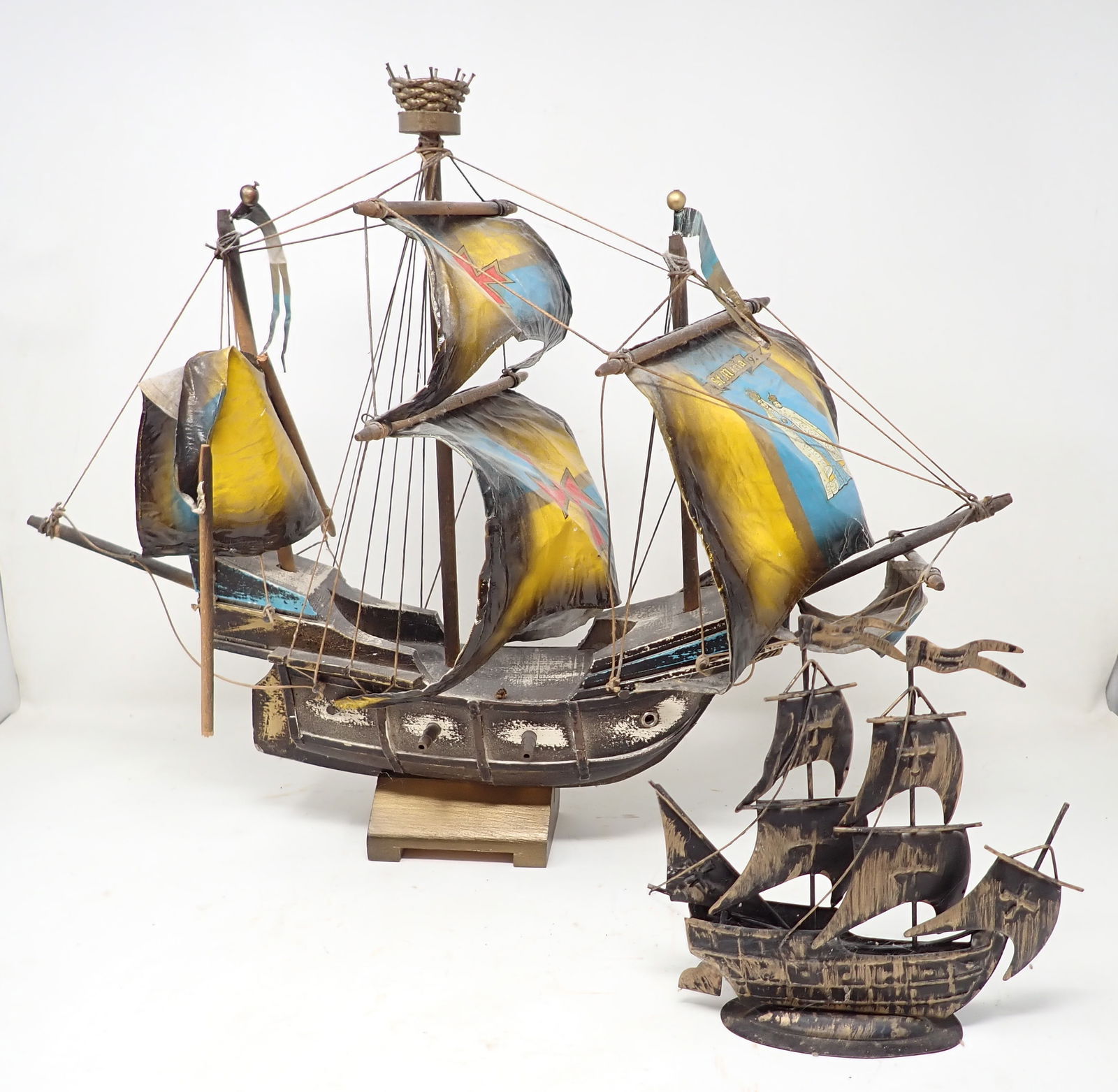 Wooden & Tin Ship Models (1 of 4)