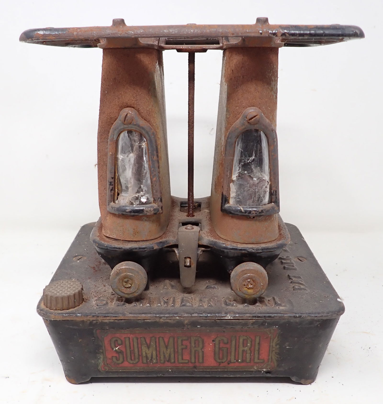 1893 Summer Girl No.2 Sad Iron Heater / Stove (1 of 5)