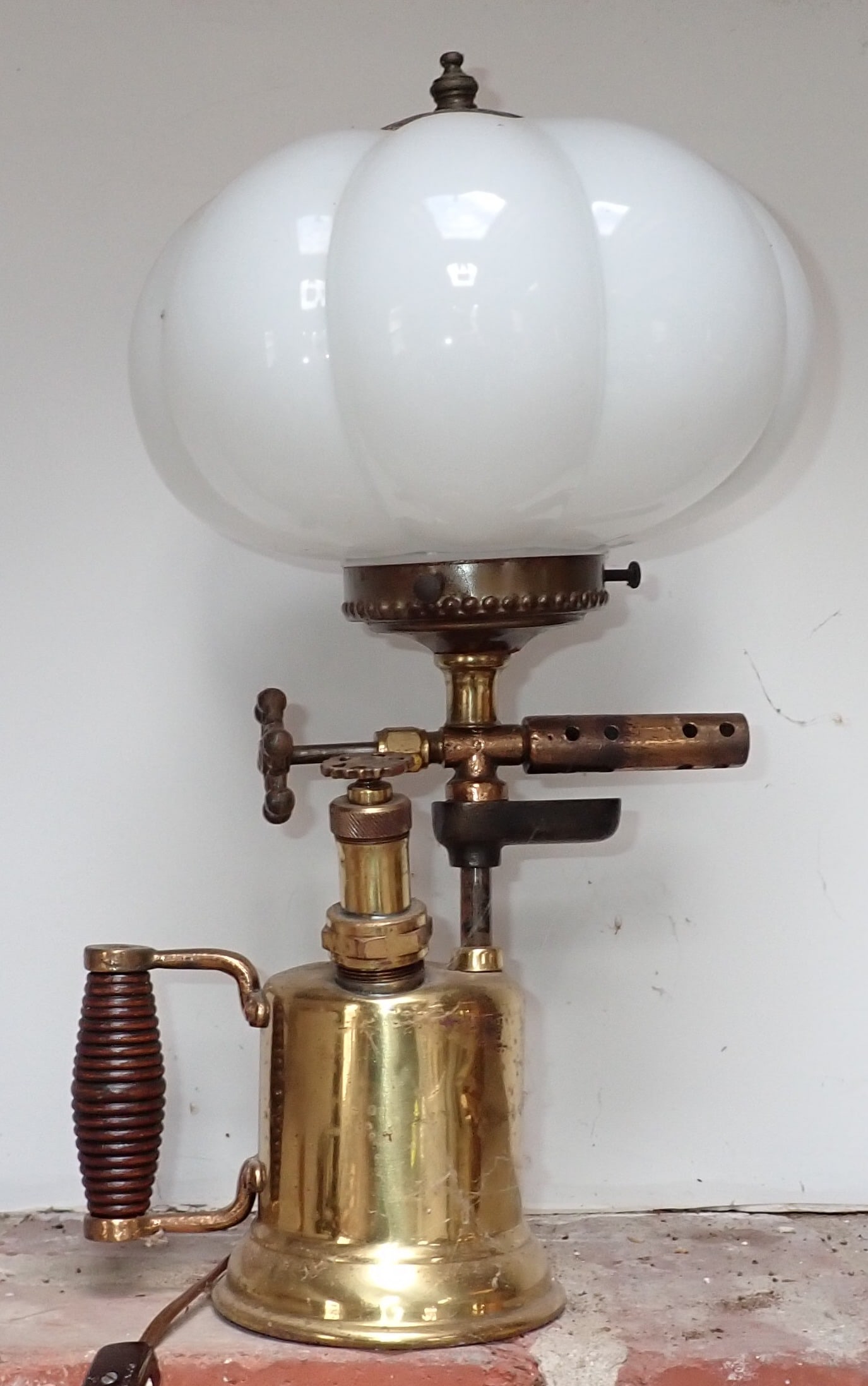 Otto Bern Brass Blowtorch Lamp (1 of 2)