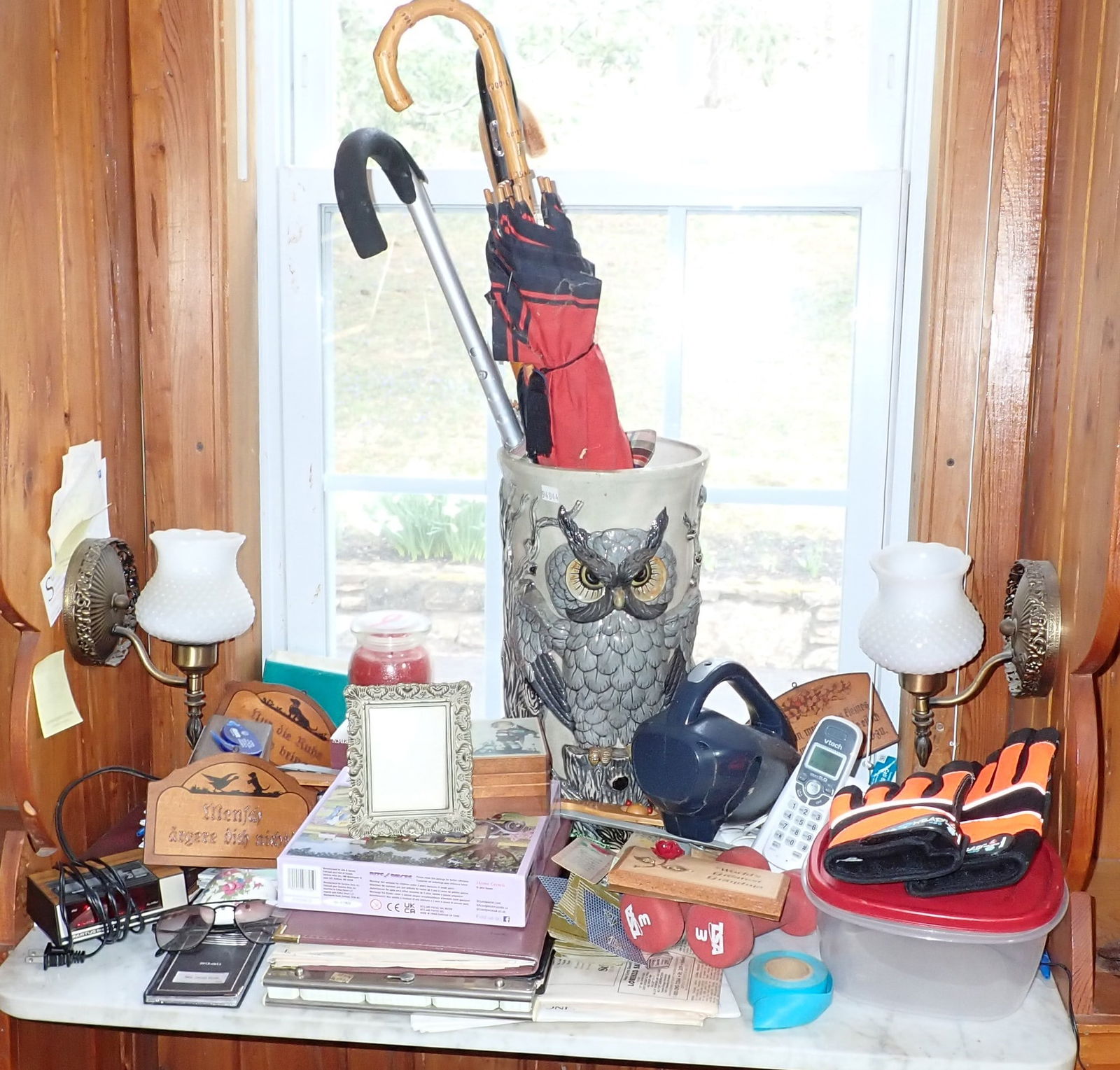 Umbrellas & Misc Shelf Contents (1 of 5)