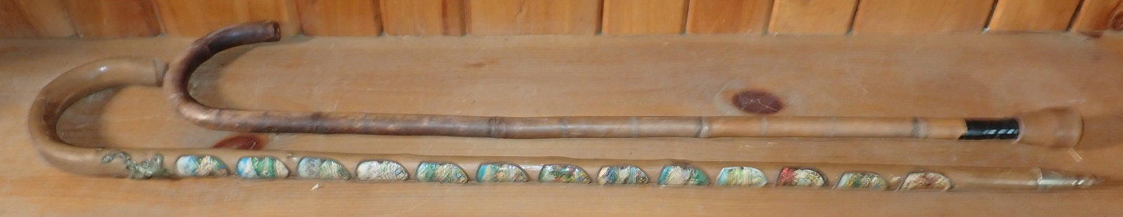 Souvenir & Bamboo Canes: Souvenir cane is approx 35"
