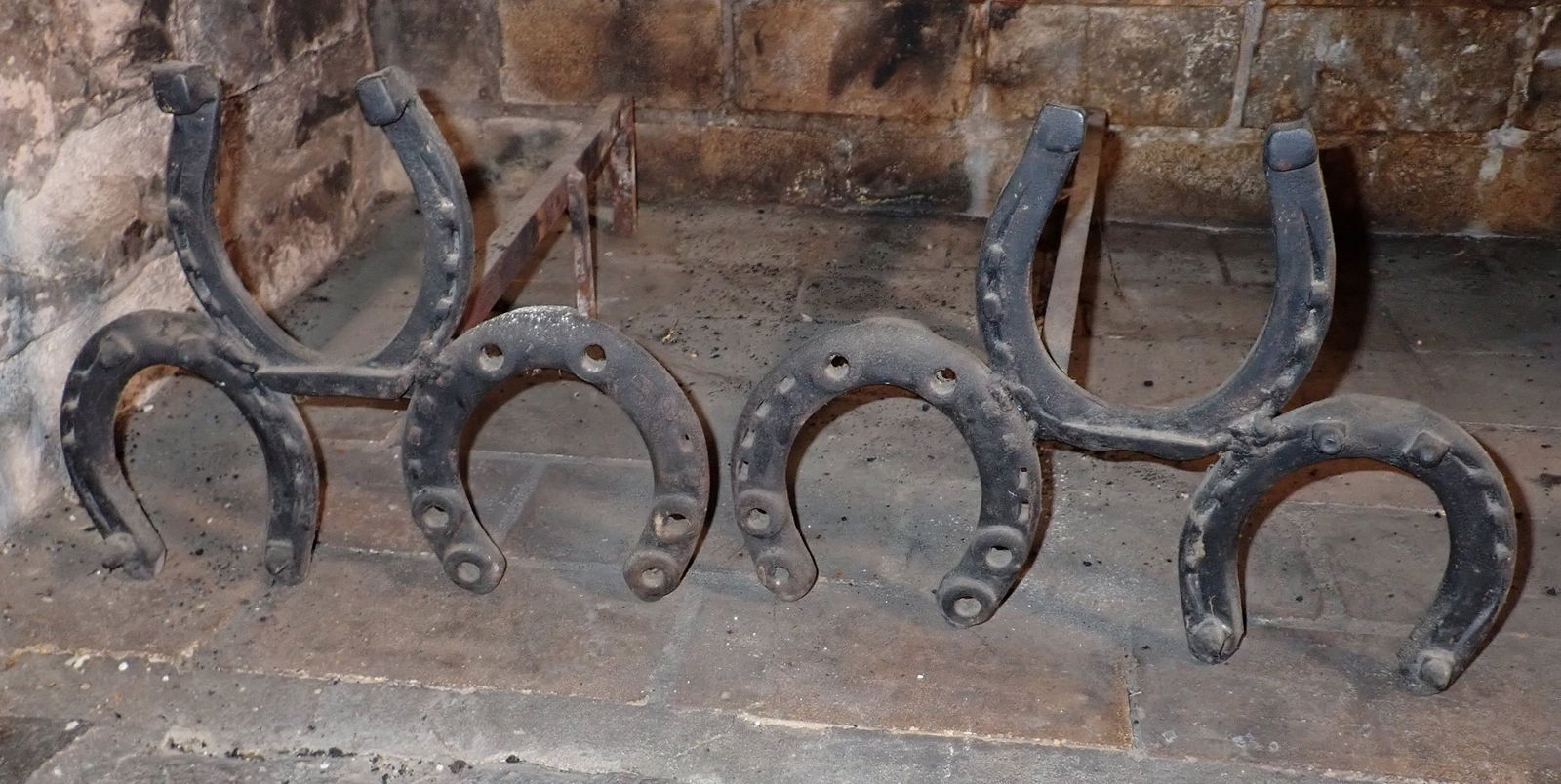 Horse Shoe Andirons (1 of 2)