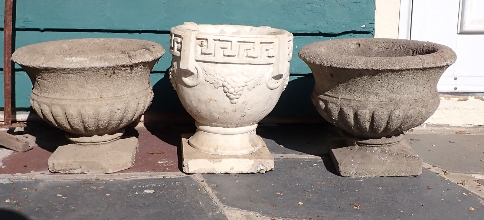 3 Concrete Planters (1 of 5)