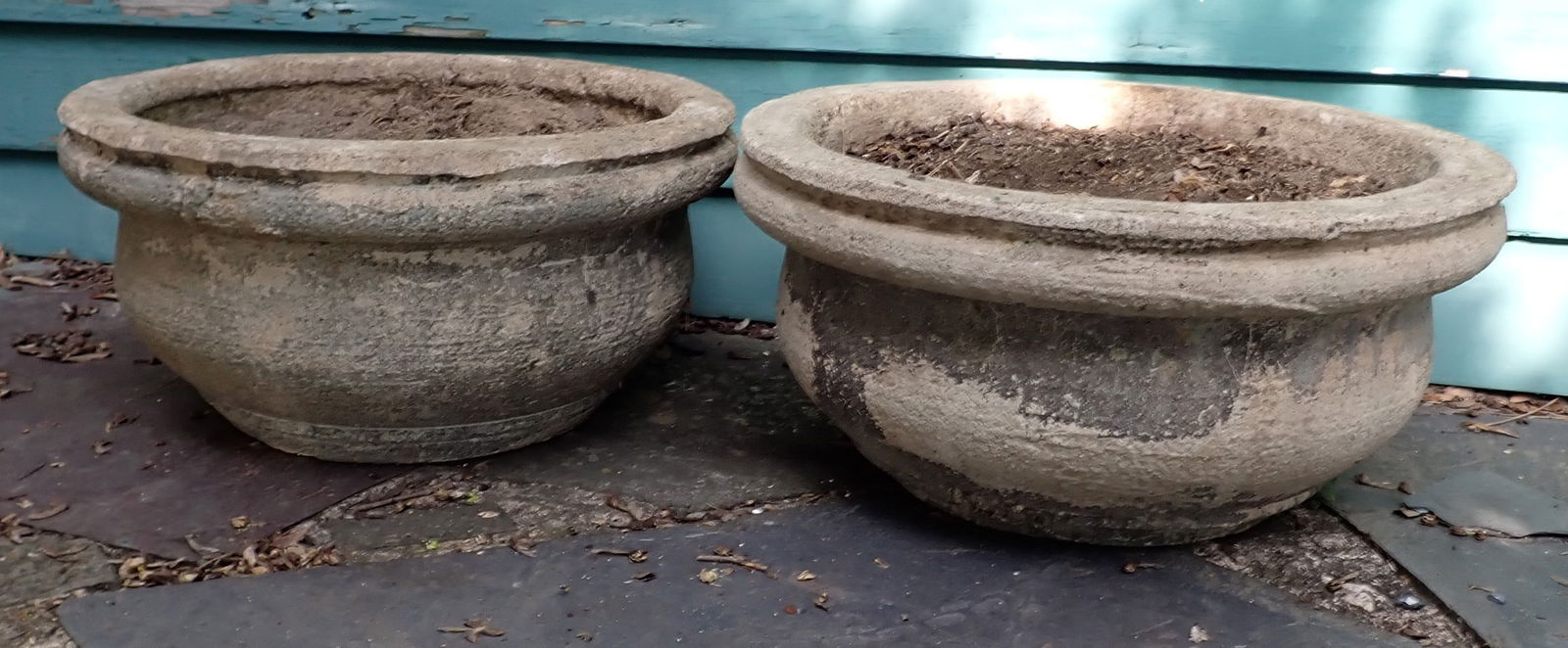 2 Concrete Planters (1 of 2)
