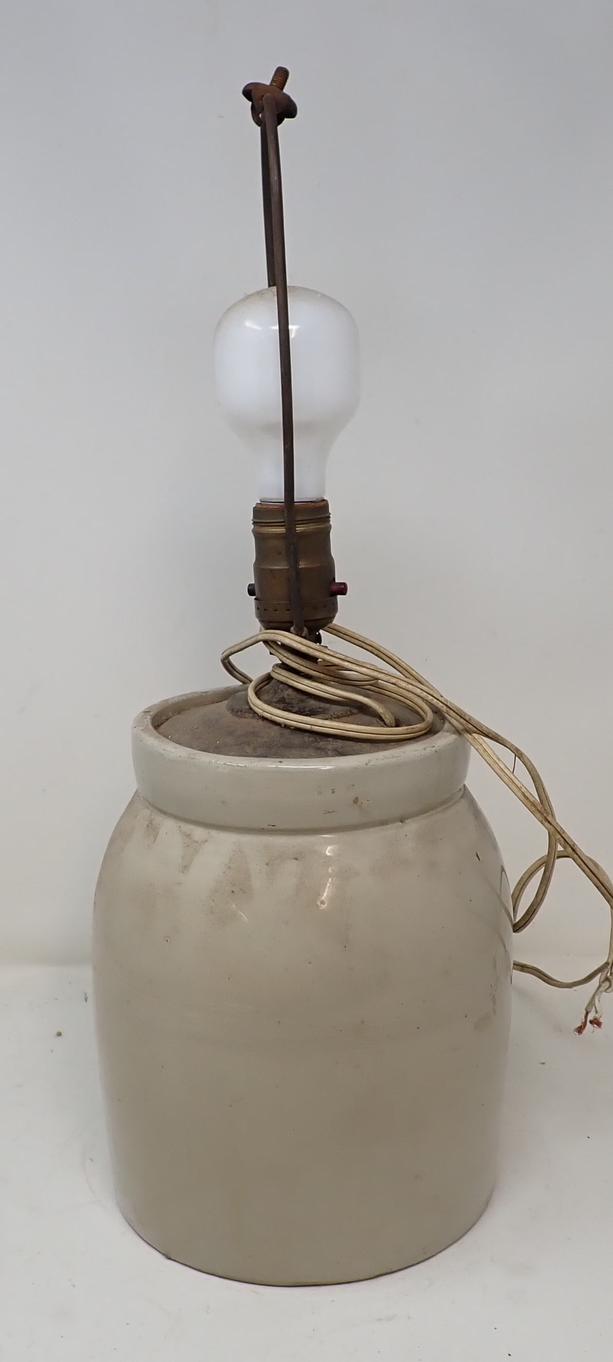 Stoneware Crock Lamp (1 of 2)