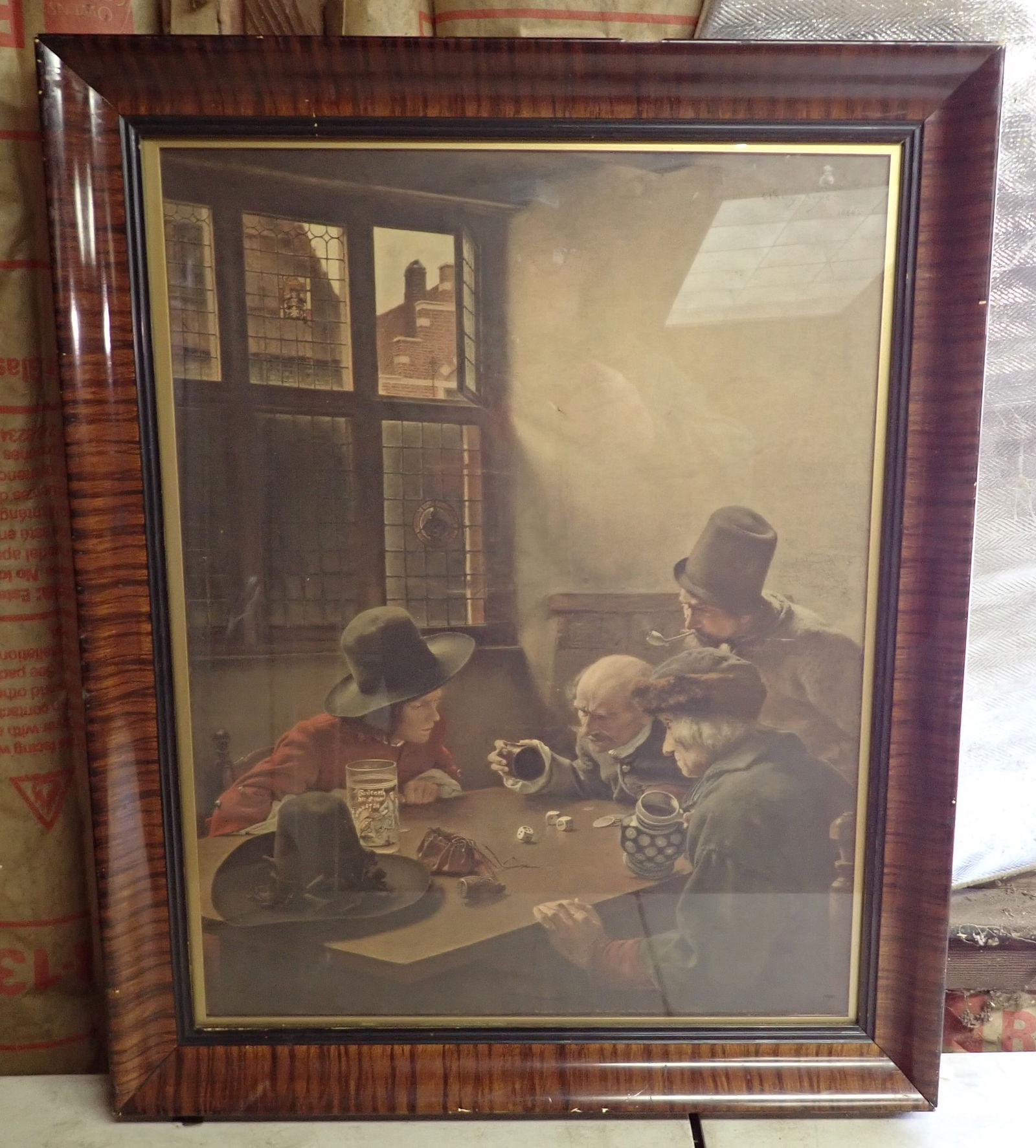 Claus Meyer Tavern Scene Dice Players Litho (1 of 4)