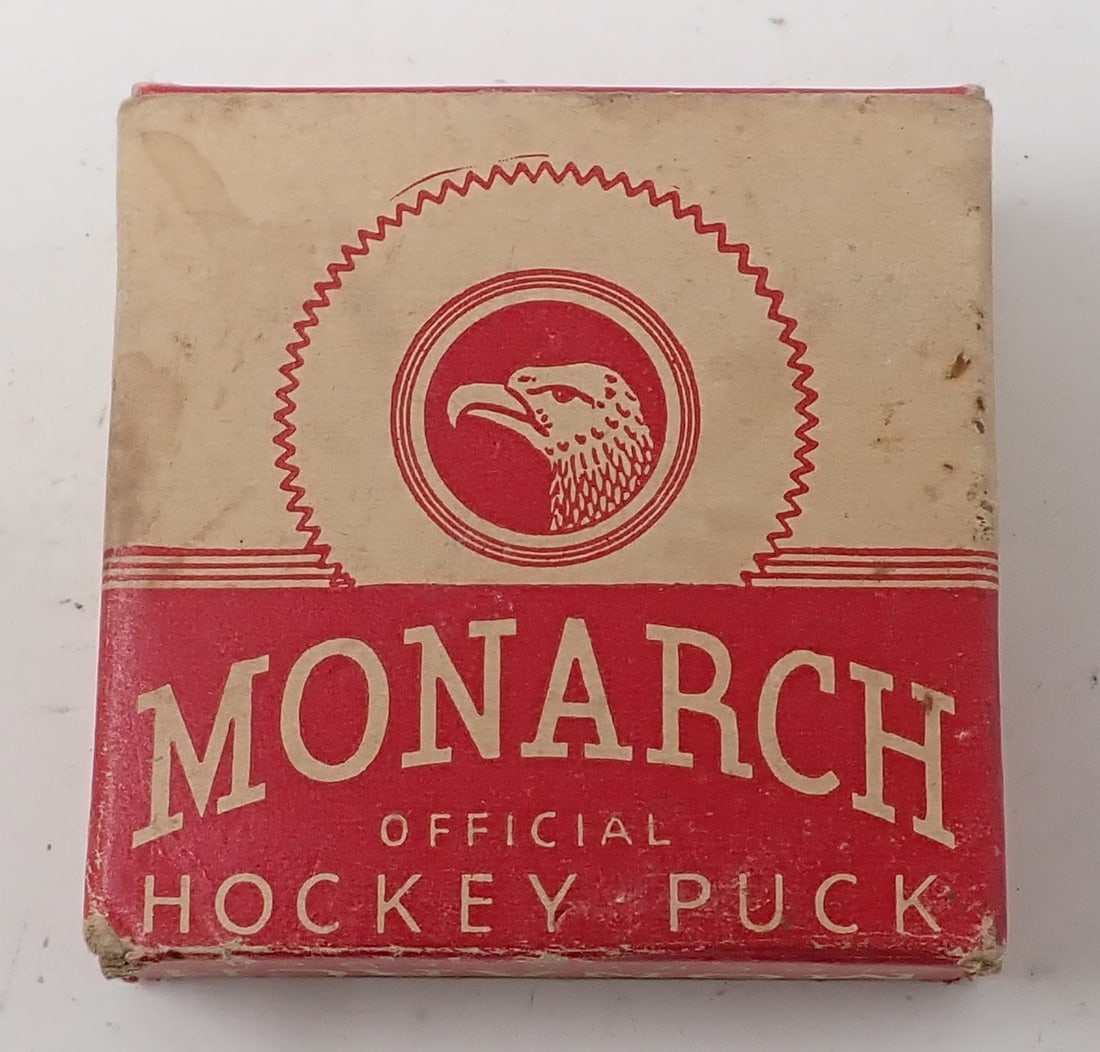 Monarch Official Hockey Puck NOS: In original box