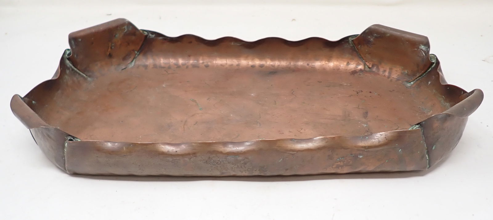 Craftsman Arts & Crafts Hammered Copper Tray (1 of 5)