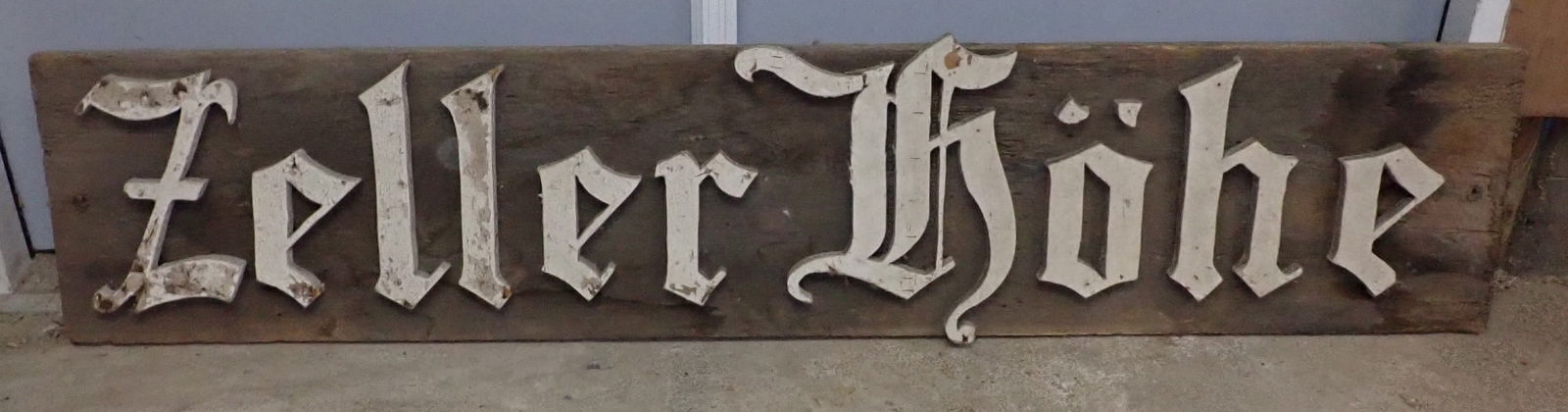 Zeller Hohe Barnwood Sign w/ Applied Letters (1 of 3)