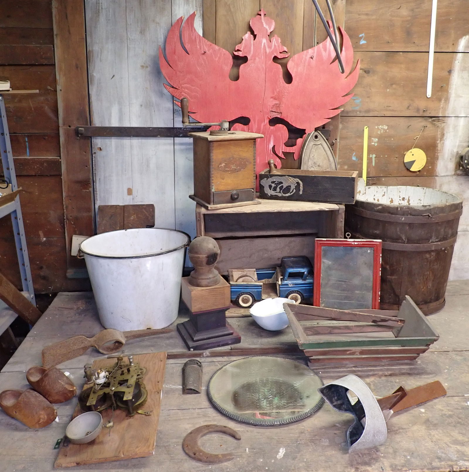 Coffee Grinder & Misc Table Contents (1 of 12)