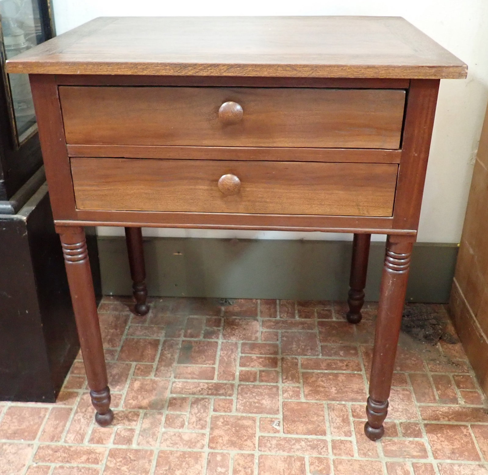 2 Drawer Stand: Apprx 20 1/4" x 26 1/2" x 30 1/2" tall.