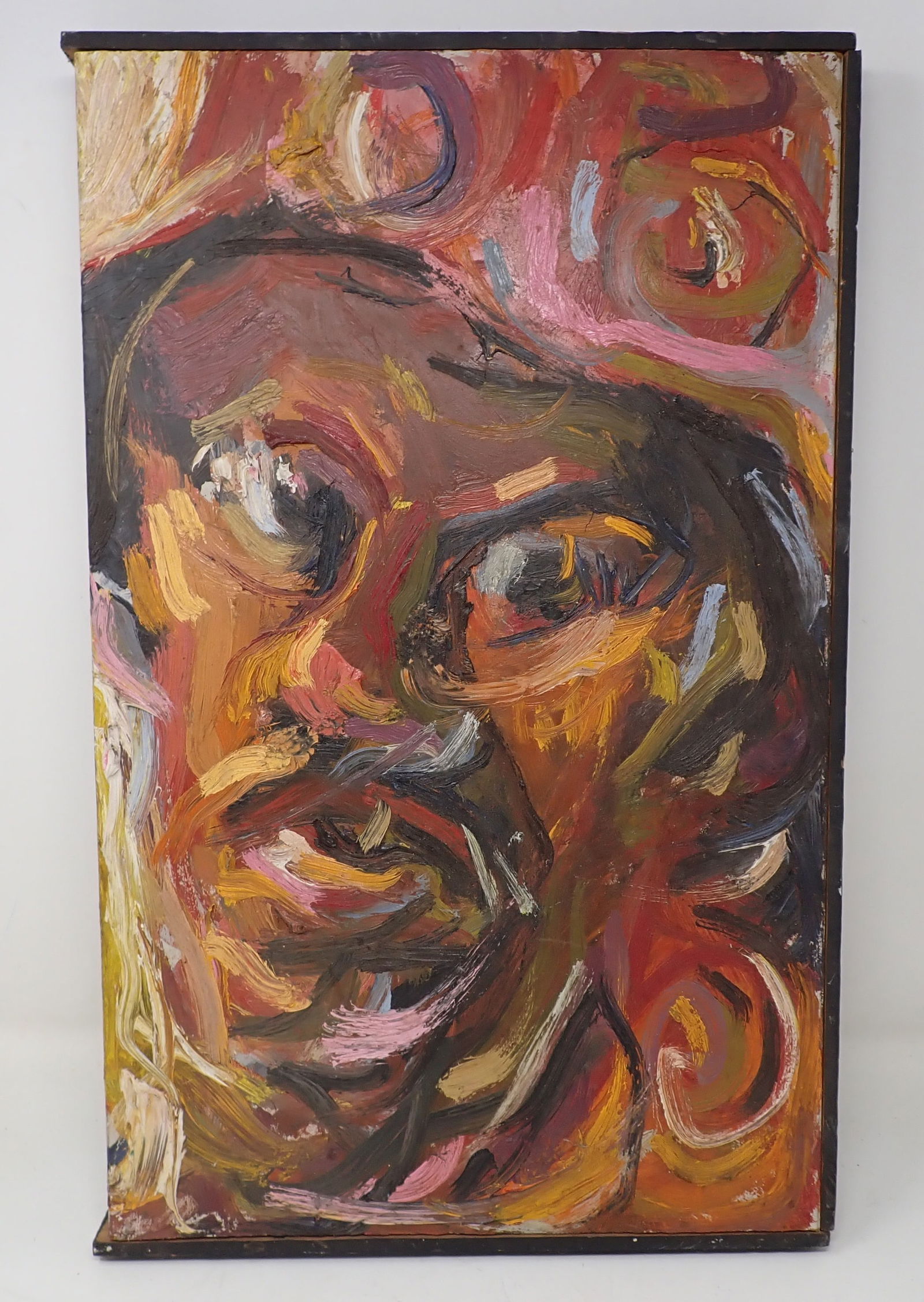 Abstract Oil on Board Painting (1 of 2)