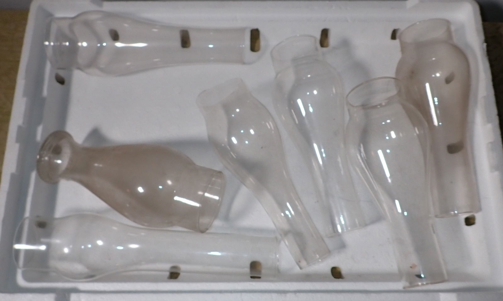 7 Oil Lamp Chimneys (1 of 1)