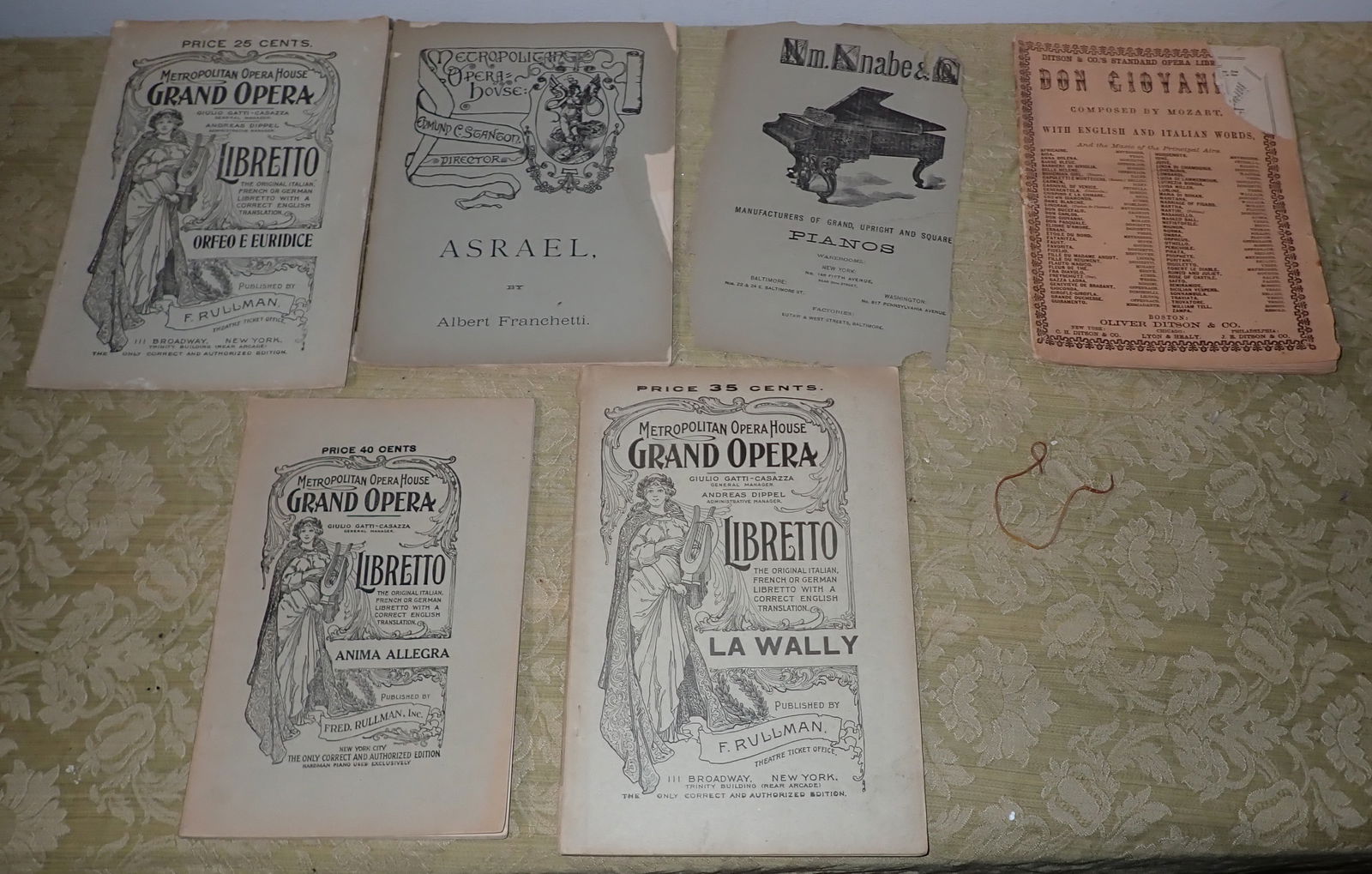 Metropolitan Opera House Grand Opera Programs (1 of 9)