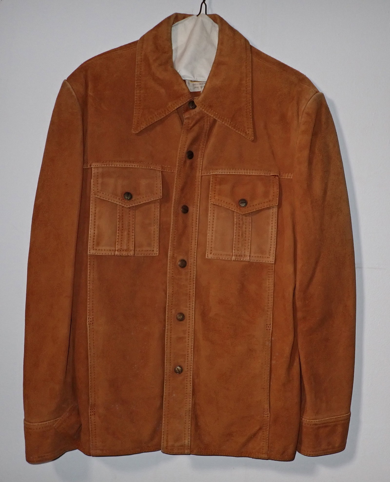 Kentfield Split Cowhide Coat: Size Medium