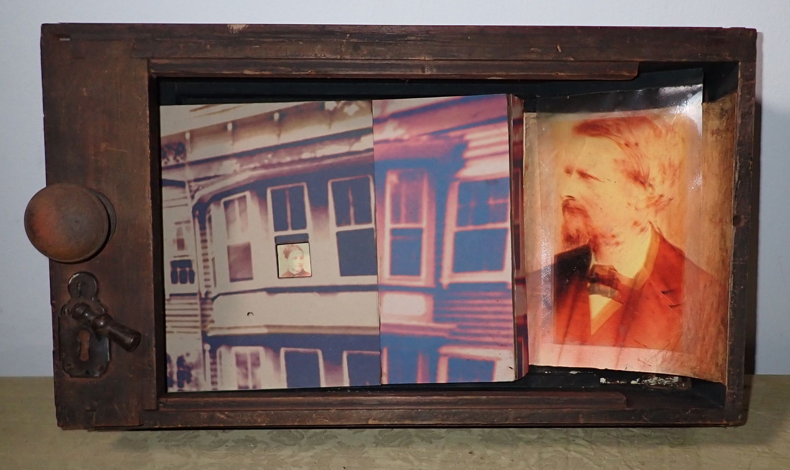 Wally Barnette Folk Art Wall Box (1 of 2)