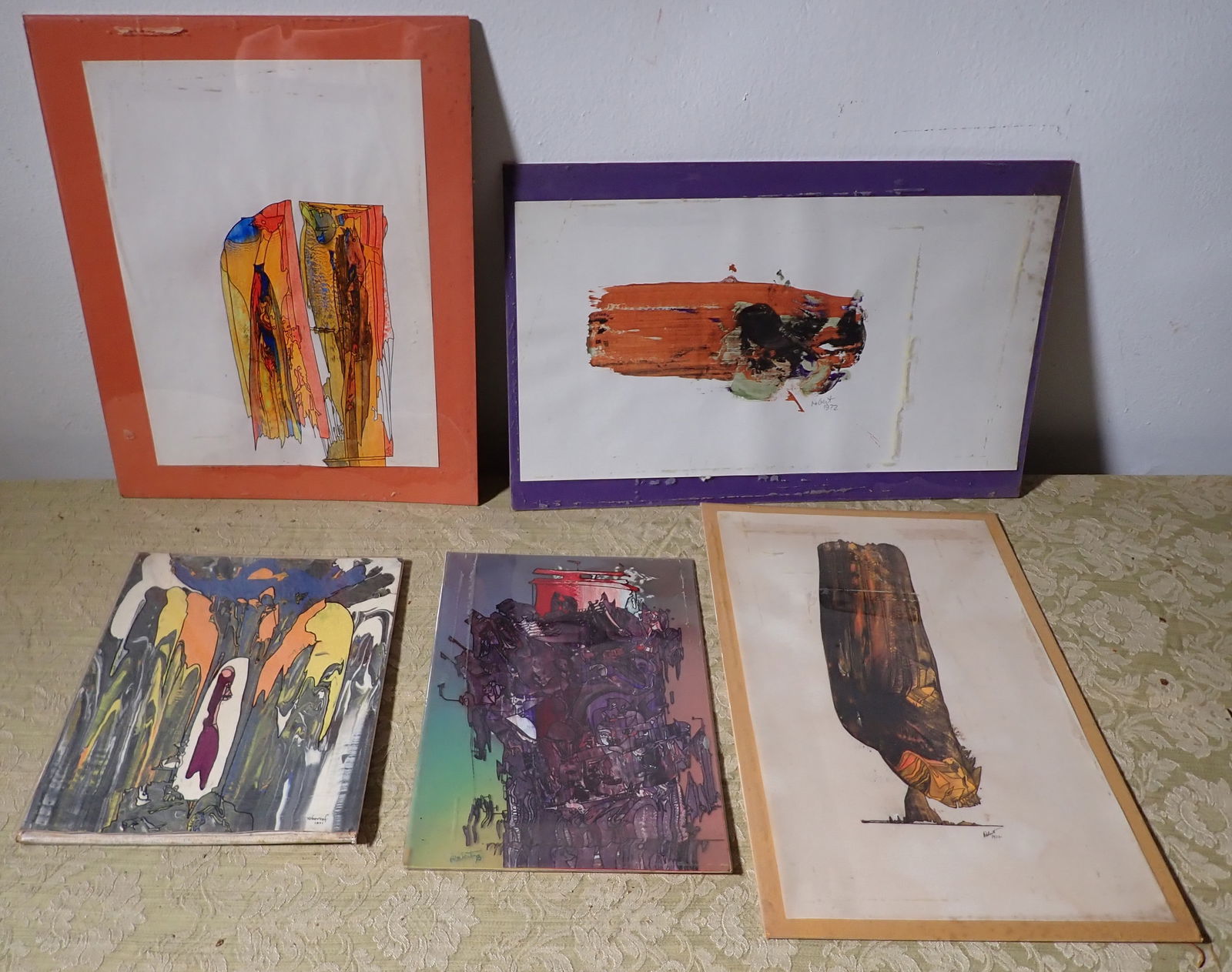 1970's Signed Abstract Art (1 of 11)