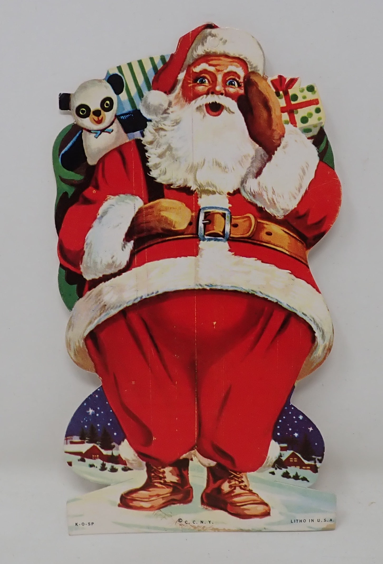 5 West Side Savings Bank Die Cut Santas (1 of 2)