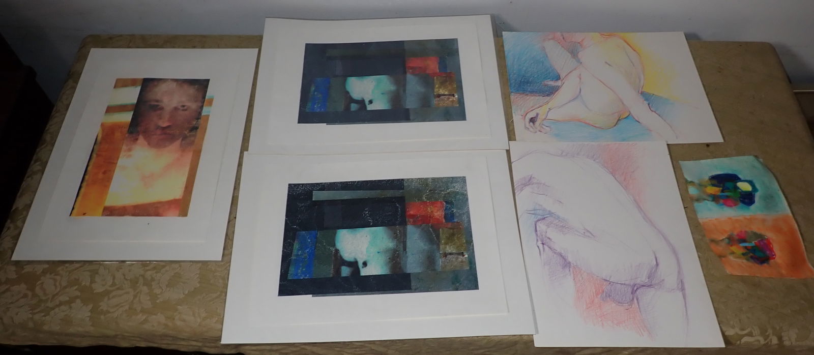 3 Wally Barnette Monotypes (1 of 5)
